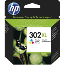 HP F6U67AE Tinte No.302XL, color,  ca. 330 Seiten, 8,5 ml