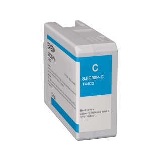 EPSON Tinte SJIC36P(C) 80ml, cyan