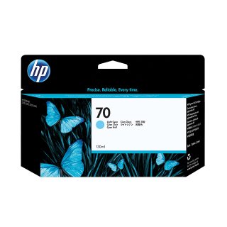 HP Tinte C9390A No.70, 130ml lightcyan