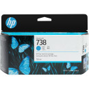 HP 498N5A No.738 Tintenpatrone 130ml, cyan