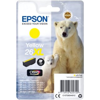 EPSON Tinte yellow 9,7ml Expr. Prem.-Serie,"26XL"