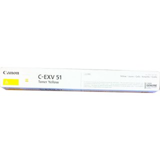 CANON Toner C-EXV51, ca. 60.000 Seiten, gelb