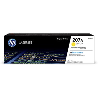 HP Toner W2212A, No.207A, yellow, ca. 1.250 Seiten