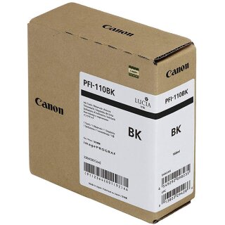 CANON Tinte PFI-110BK, 160ml, schwarz
