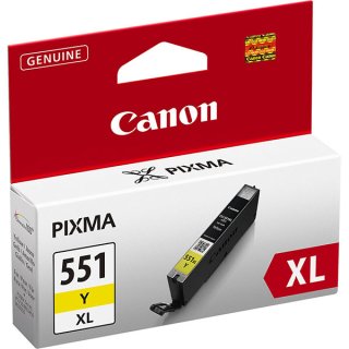 Canon CLI-551Y XL &lt;br /&gt; Tintenpatrone 11ml yellow