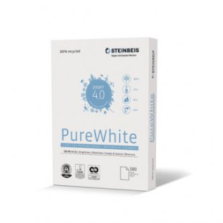 Kopierpapier &quot;Steinbeis Pure White&quot; A3 80gr. ISO 90, 500 Blatt / Pack