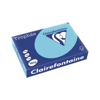 Clairalfa Multifunktionspapier Trophée, A4, 160 g/qm,eisblau