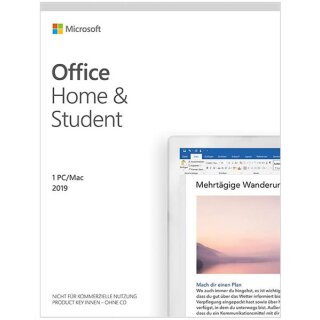 MS Office 2019 Home & Student  1PC oder 1MAC,BOX,DE